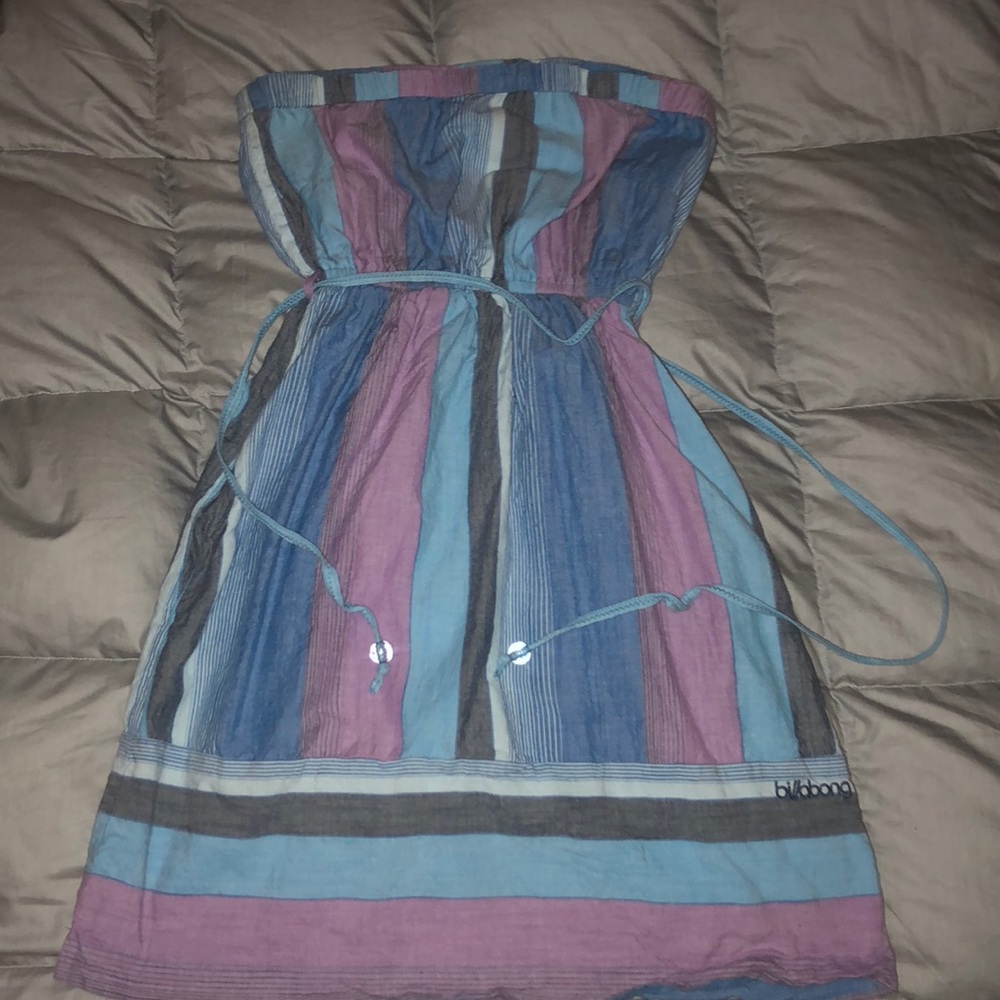Strapless billabong dress size small
